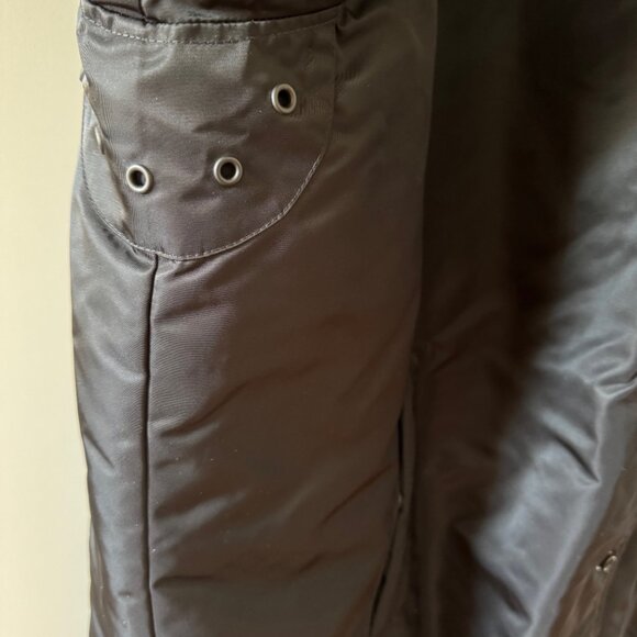 Diesel Black Bomber Jacket with Quilted Lining - Picture 3 of 5